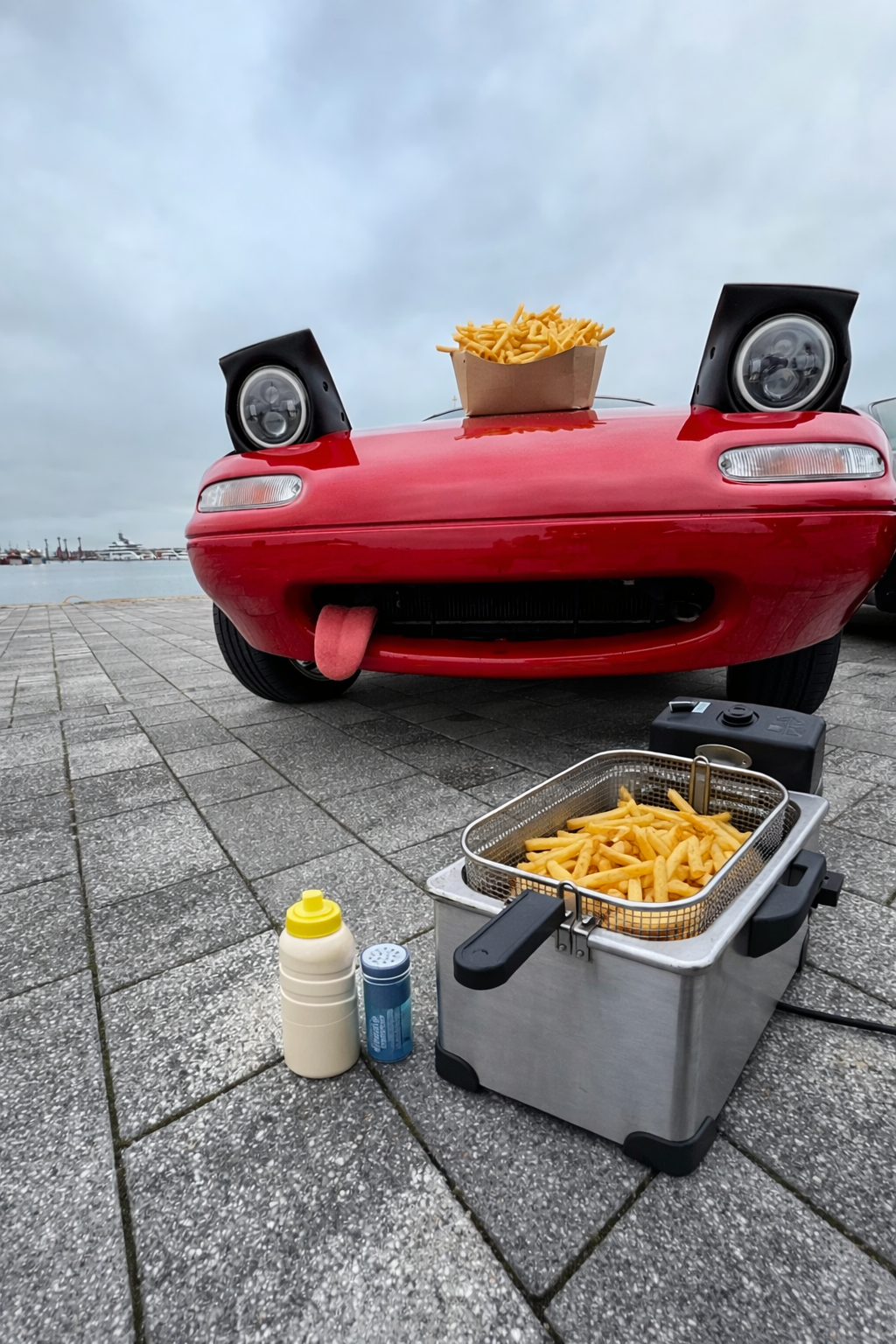 Miata met frietjes